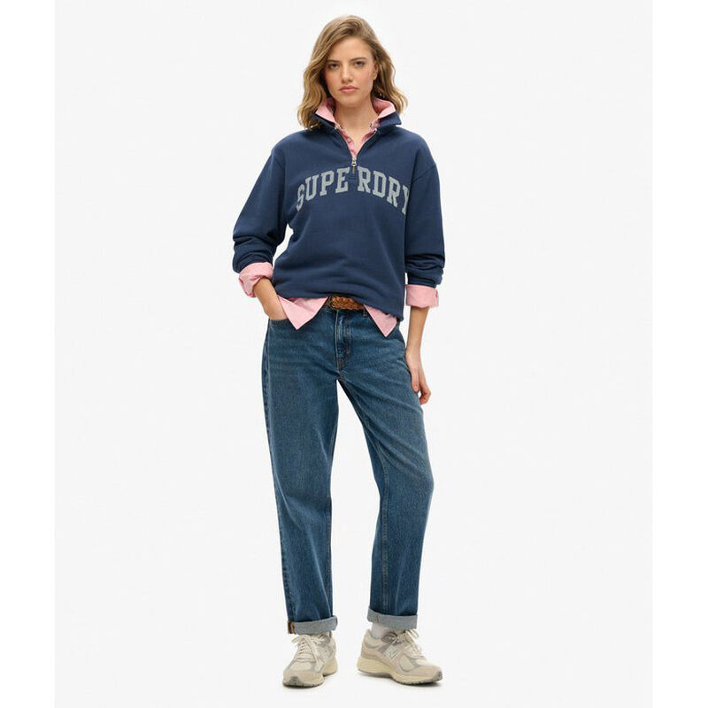 Superdry Athletic Essentials Collared Half Zip image number 3